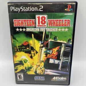 18-Wheeler: American Pro Trucker (Sony PlayStation 2, 2001) CIB and Tested